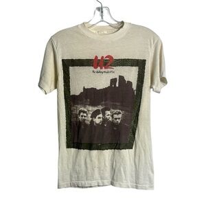 Vintage 1985 U2 Shirt The Unforgettable‎ Fire Tour